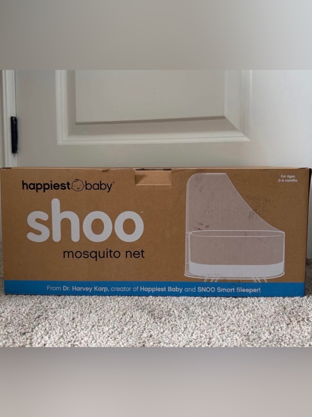 happiest baby Shoo Mosquito Net - White